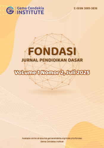 					View Vol. 1 No. 2 (2025): FONDASI: Jurnal Pendidikan Dasar
				