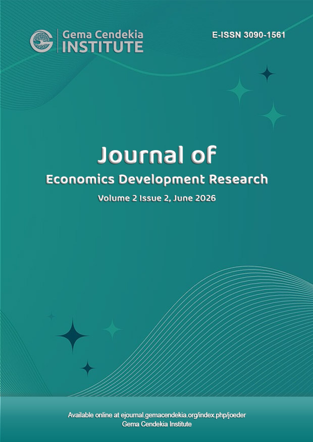 					View Vol. 2 No. 2 (2026): Journal of Economics Development Research, June 2026
				