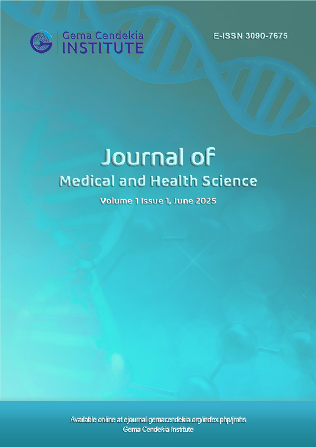 					View Vol. 1 No. 1 (2025): Journal of Medical and Health Science, June 2025
				