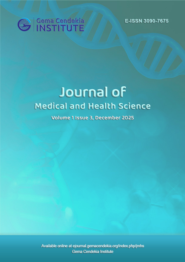 					View Vol. 1 No. 3: Journal of Medical and Health Science, December 2025
				